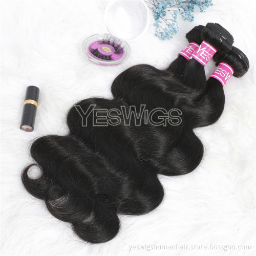 Real Human Hair Vendor Body Wave Peruvian Mink Human Hair Bundle Extension Wholesale Peruvian Body Wave Human Hair Weave Bundles